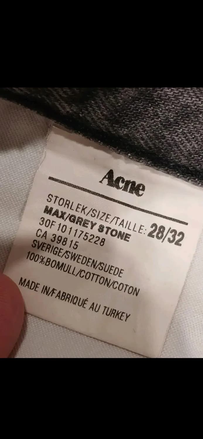 ACNE 3STICHES SELVEDGE DENIM PANTS 상품이미지10