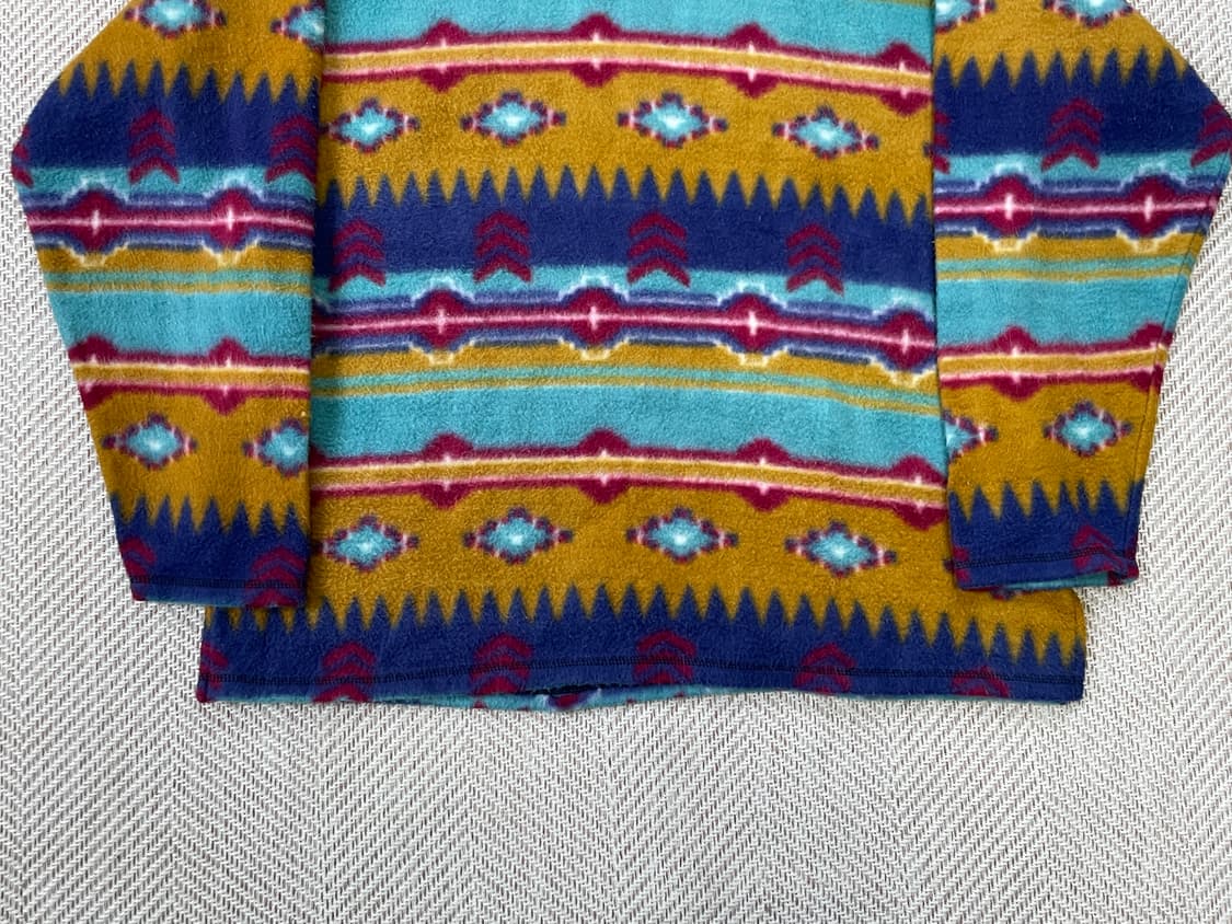 빈티지 에스닉 패턴 플리스 후디 J03590 상품이미지2