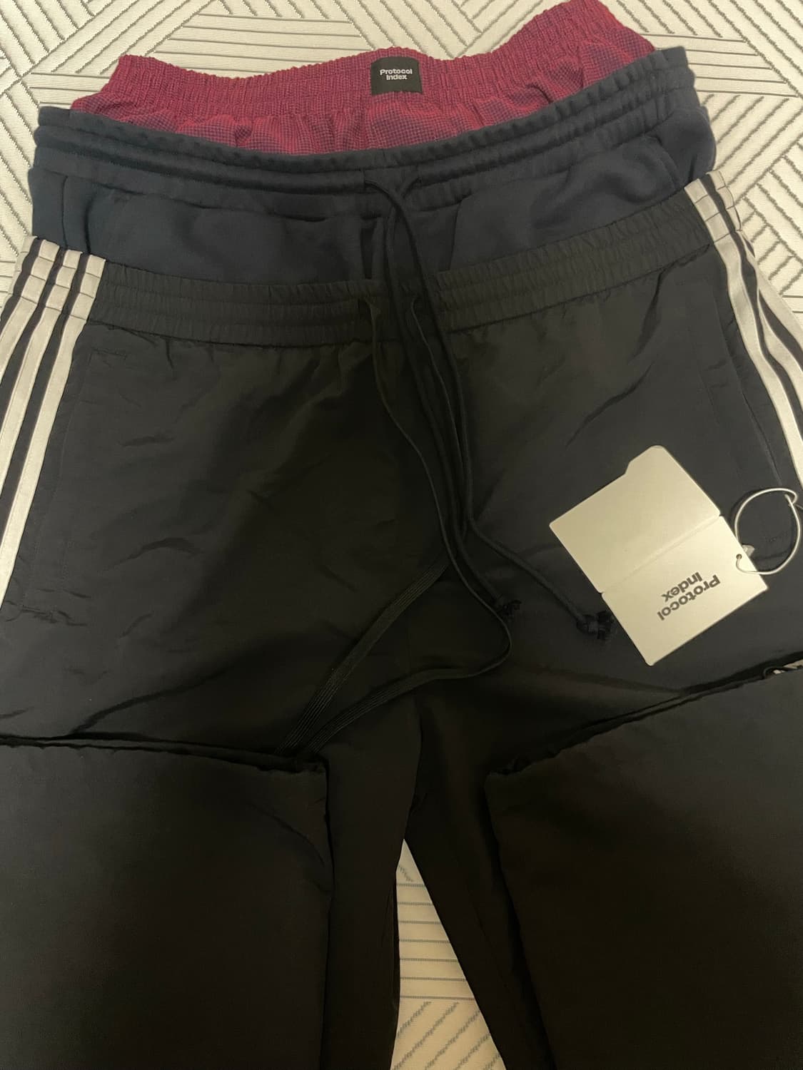 프로토콜 인덱스 3레이어드 트랙팬츠 [2] 상품이미지2