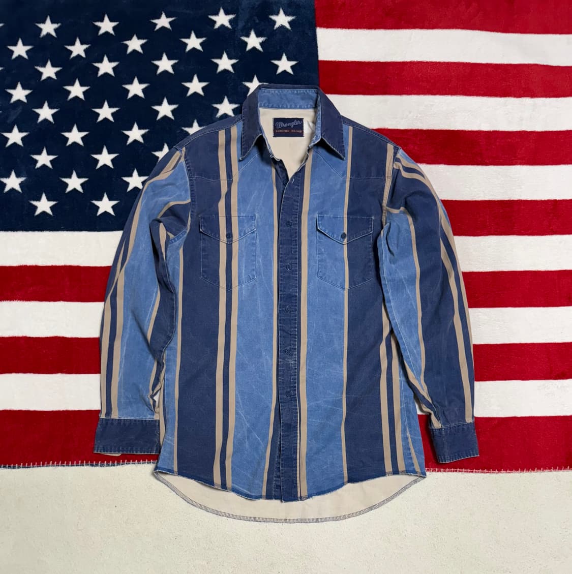 랭글러 웨스턴셔츠 Wrangler western shirt 빈티지 [L] 상품이미지2
