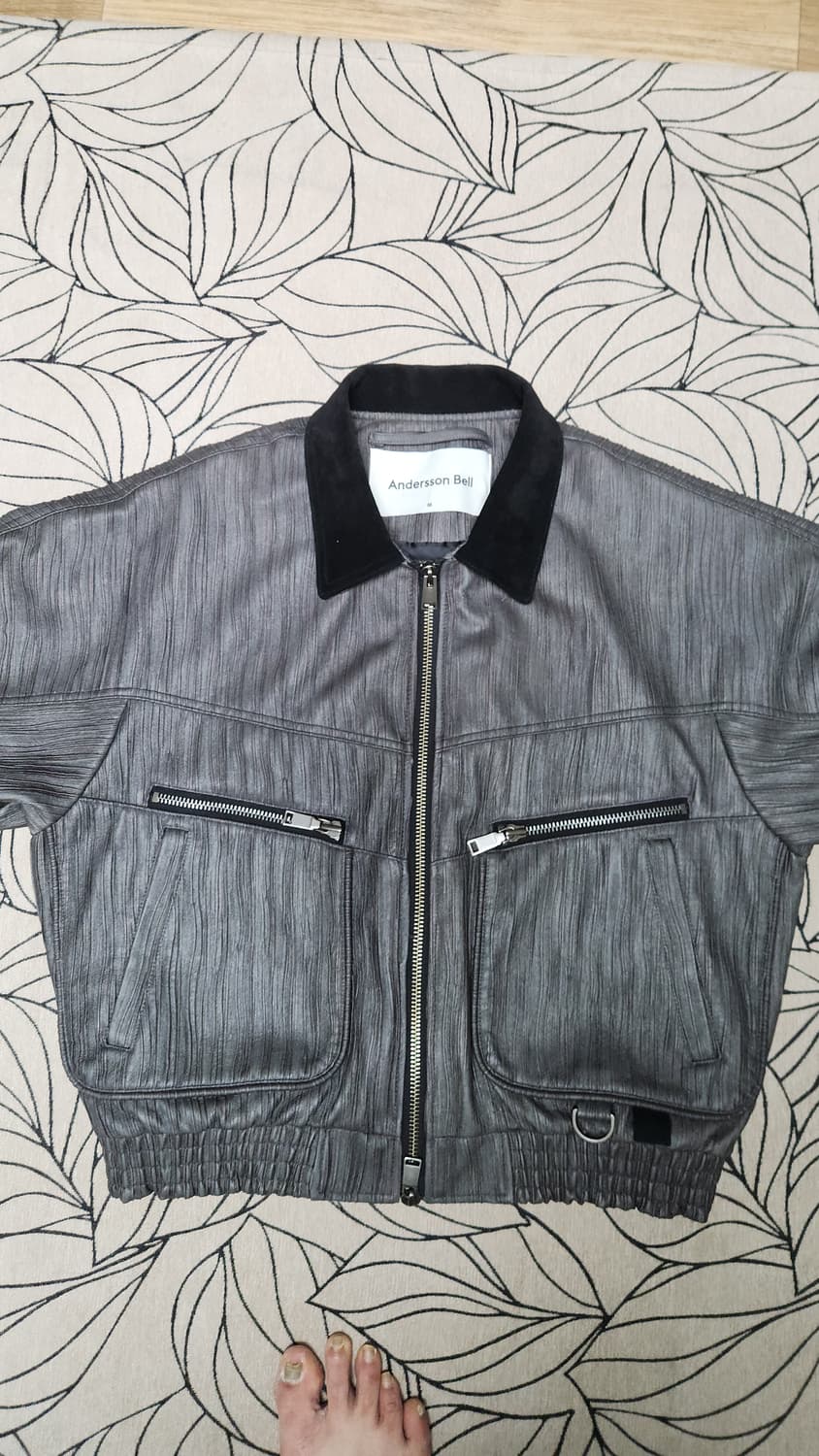앤더슨벨 오르테가 봄버자켓 그레이 M 상품이미지6