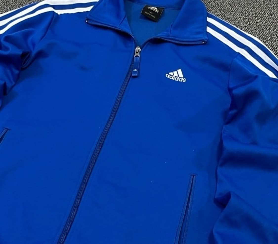 아디다스 블루 파랑 트랙탑 져지집업 95/M 상품이미지2