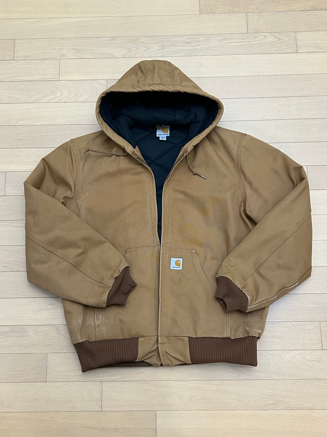 칼하트 덕액티브자켓 브라운 컬러 (J140) 상품이미지1