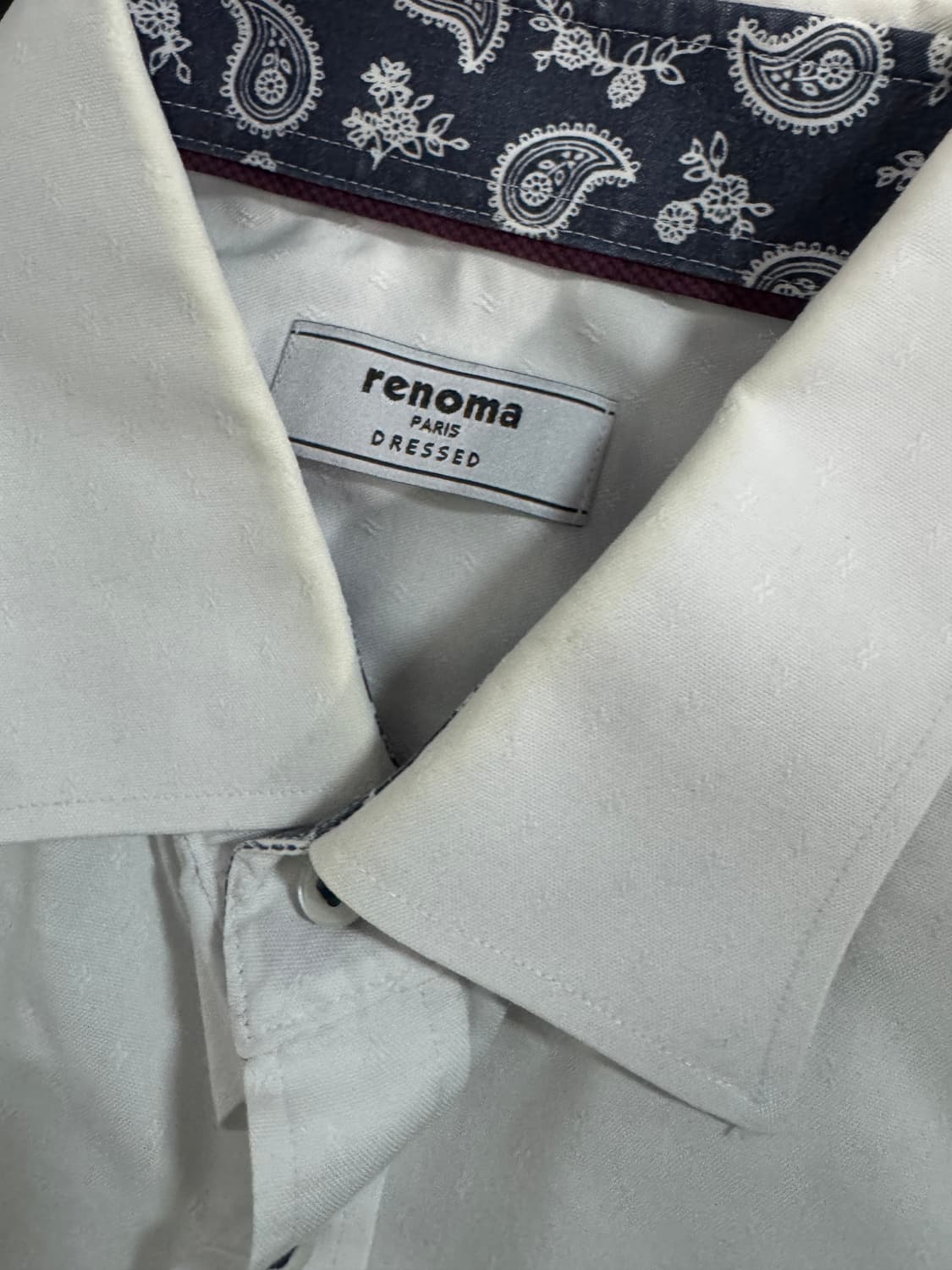 레노마 Renoma 파리스 정장 화이트 셔츠 L 상품이미지4