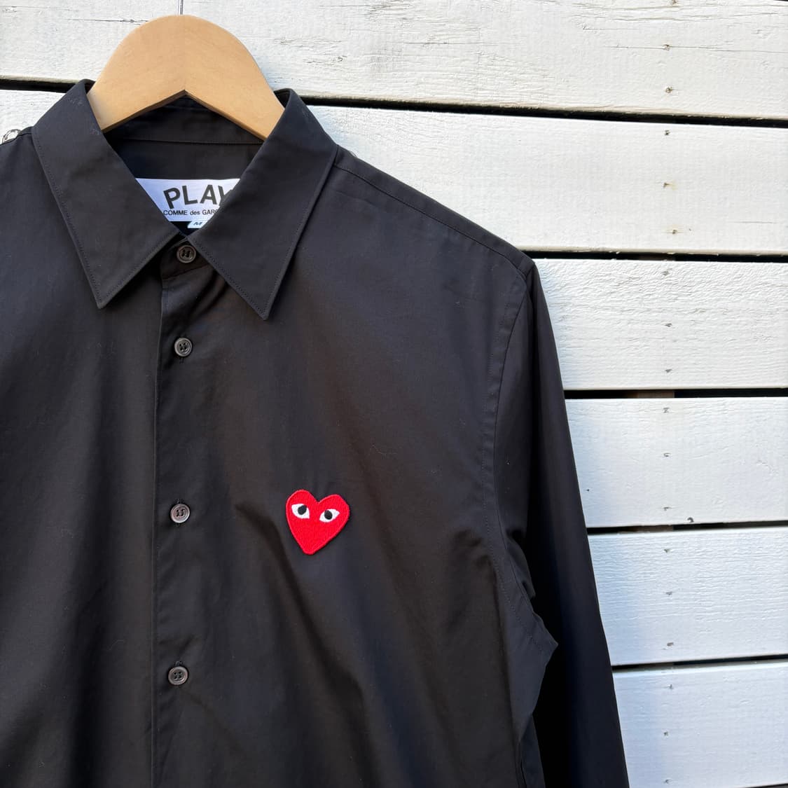 Comme des Garcons 꼼데가르송 검정 셔츠 상품이미지4