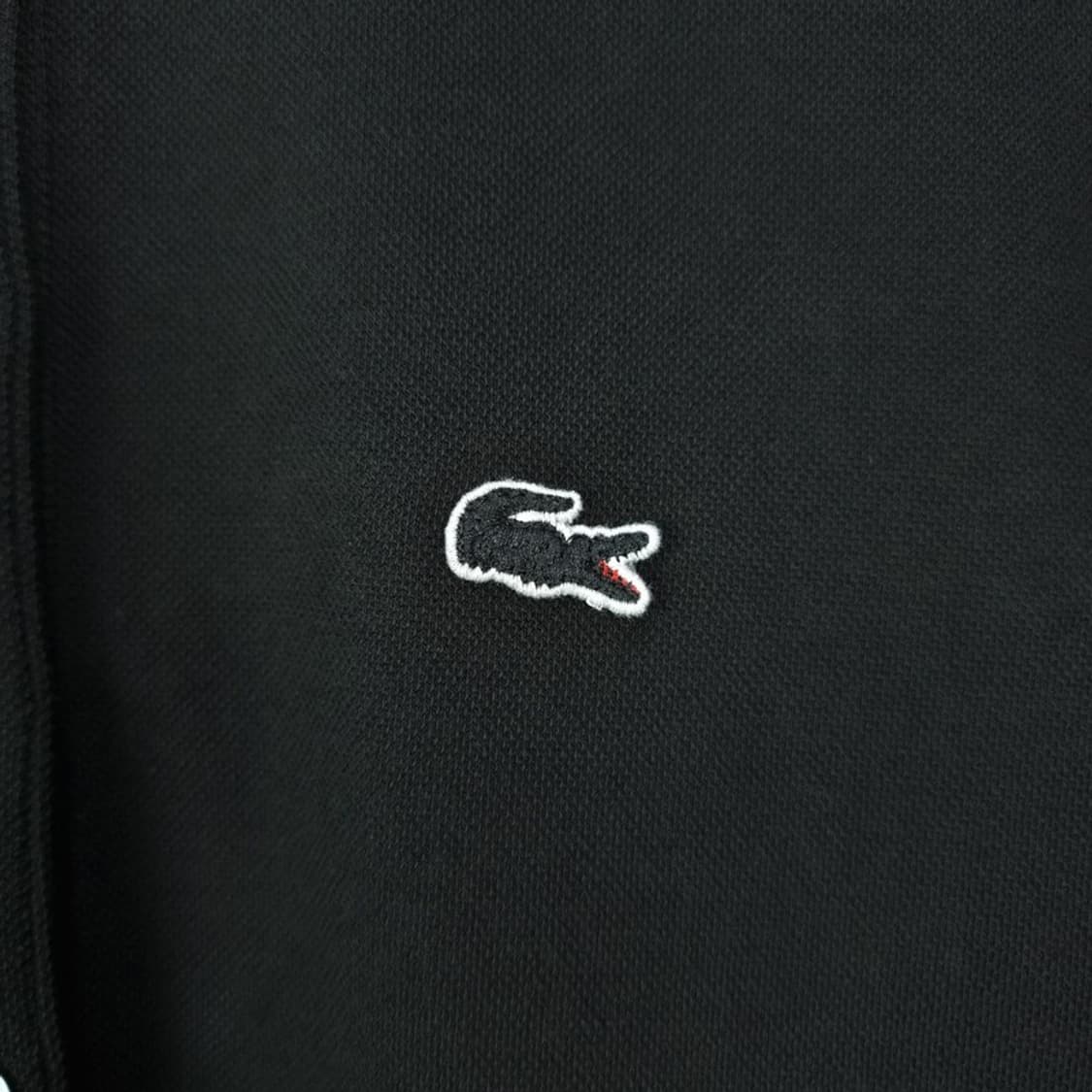 [라코스테](새상품) 로고 패치 반팔 카라 원피스 블랙 M20237 상품이미지7