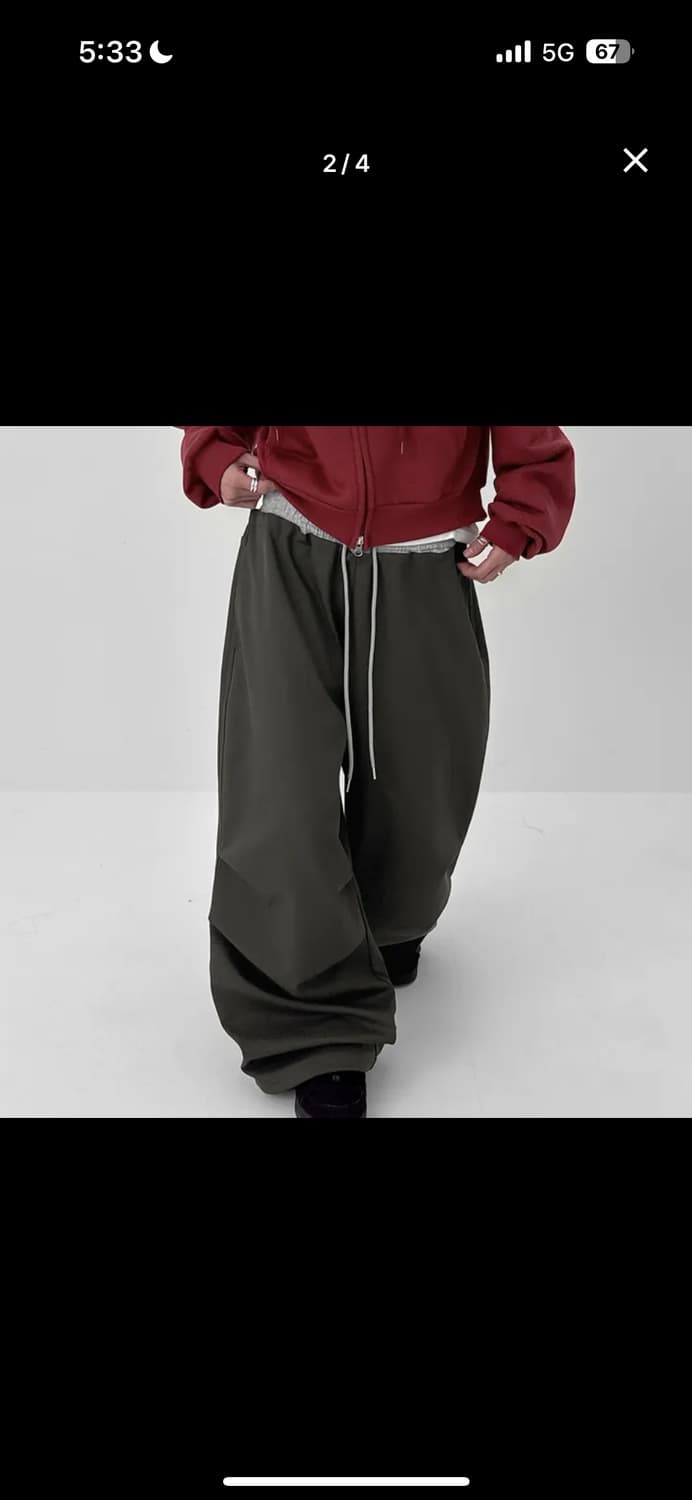 블랙업 [MADE] 버쿠오 속기모 밴딩팬츠 [자체제작 제작상품 기모 바지 상품이미지1