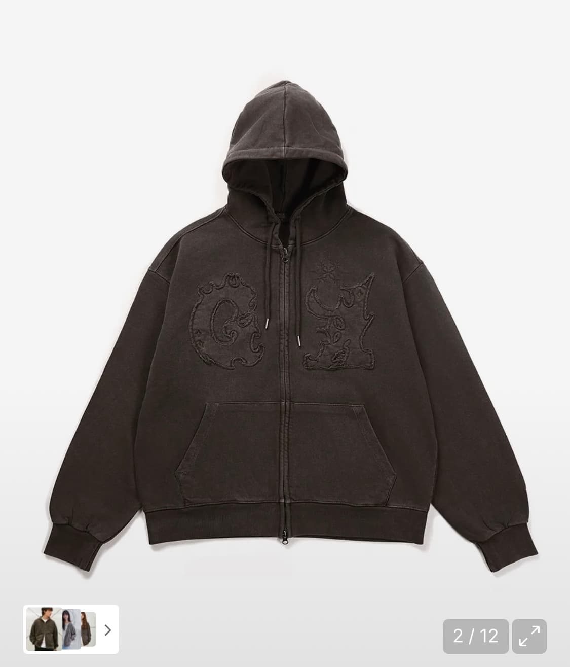 가까이유니언즈 후드집업 상품이미지2