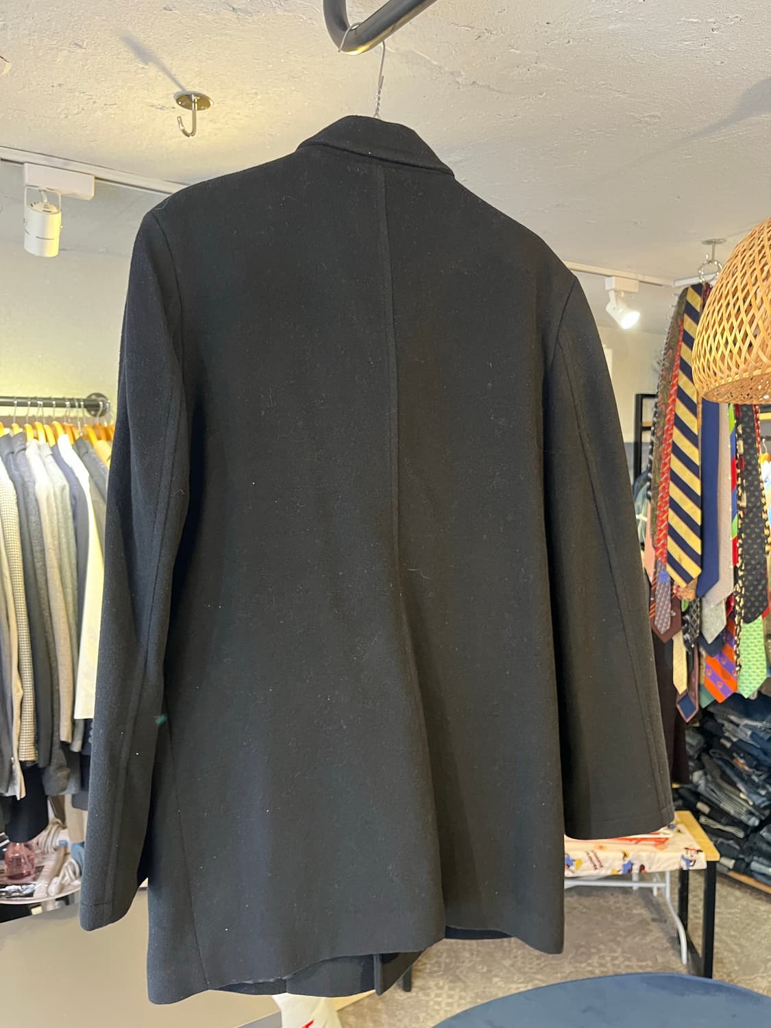 클럽 모나코 울 코트 블랙 상품이미지2