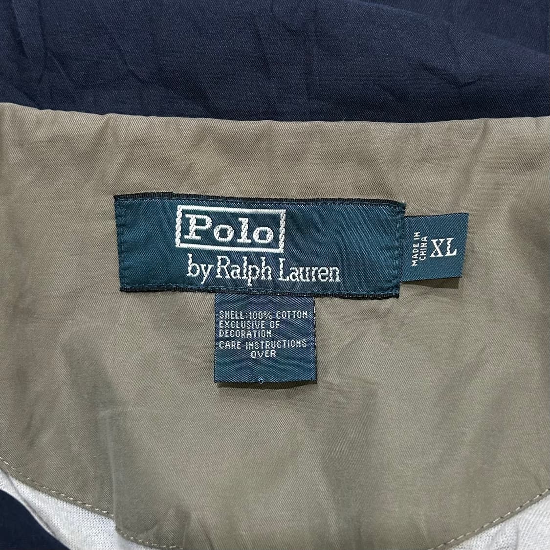 90s POLO 폴로 바람막이 네이비 XL 상품이미지9