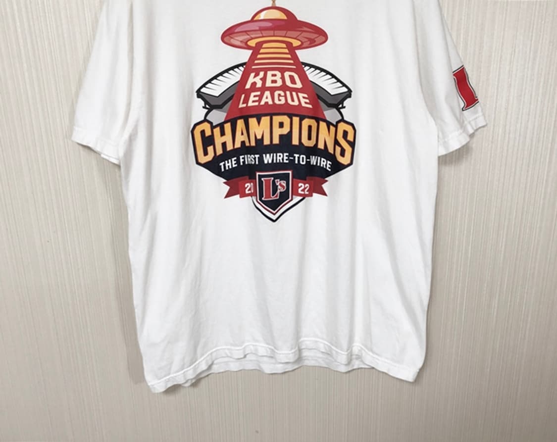 KBO 2022 SSG랜더스 우승티셔츠 XXL 상품이미지4