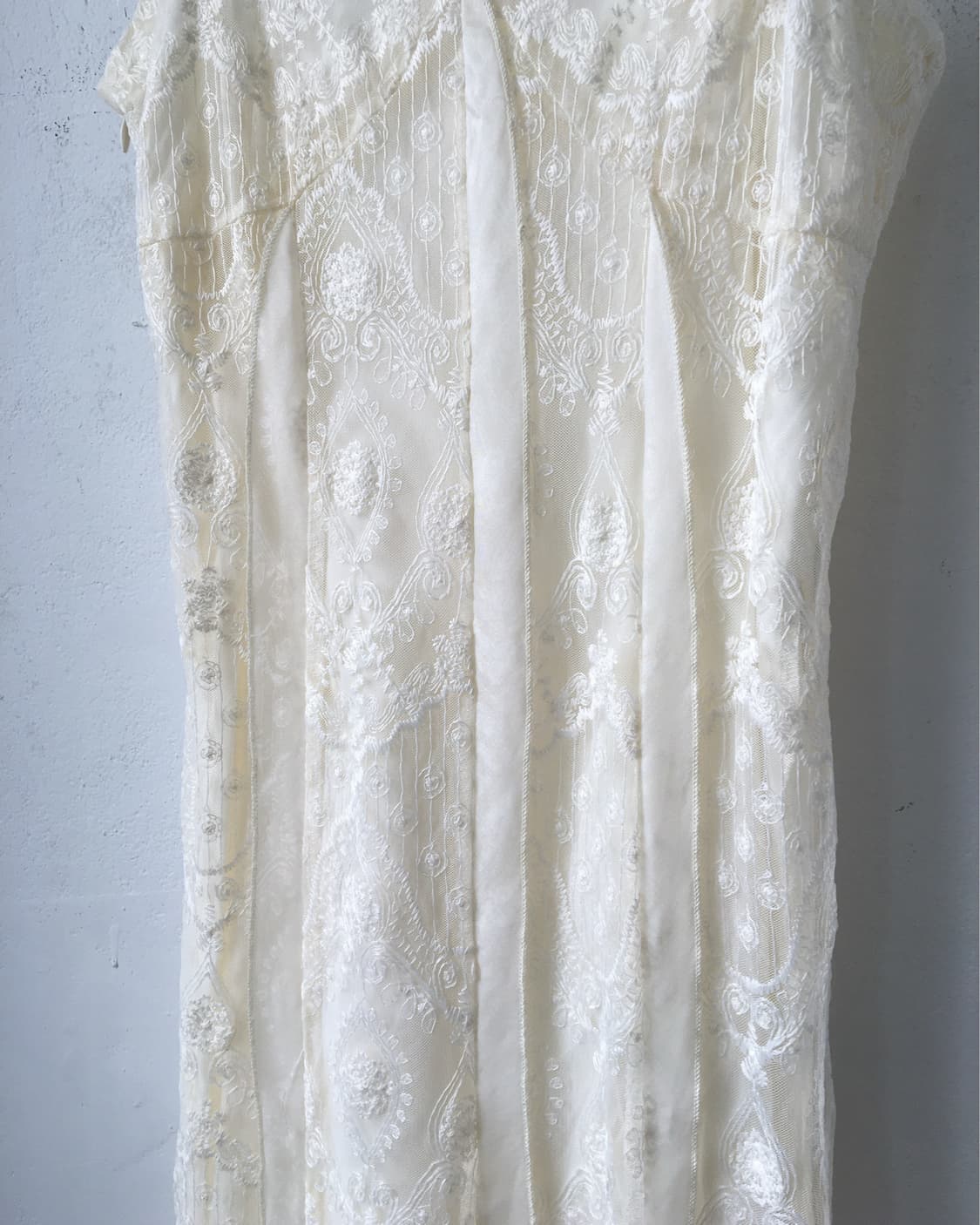 Ornament pattern lace long sleeveless on 상품이미지6