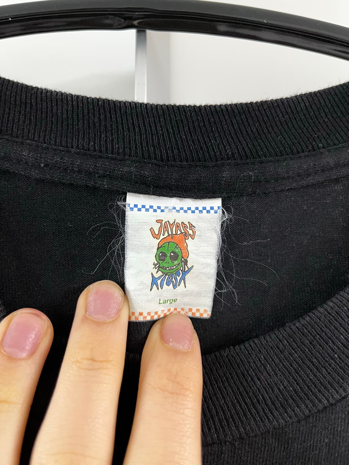 제이에스 키오스크 서포트 롱슬리브 블랙 L 상품이미지5