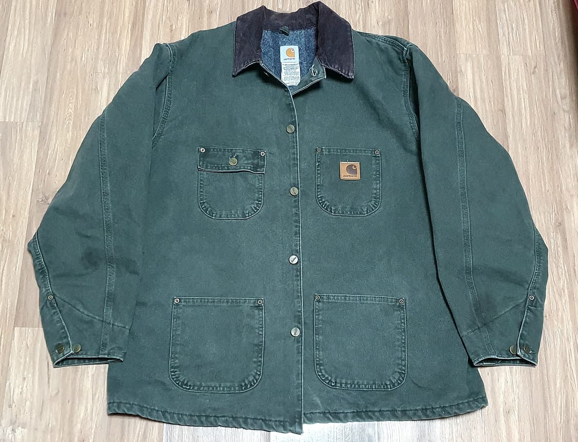 칼하트 워크자켓 초어코트 c02 MOS 샌드스톤 미시건자켓 상품이미지1