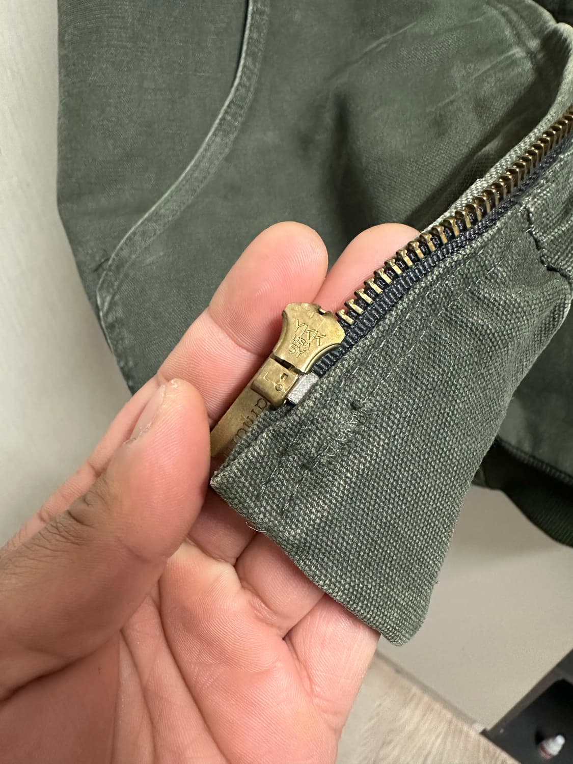 칼하트 J25 MOS 액티브 자켓 모스그린 2XL 상품이미지5