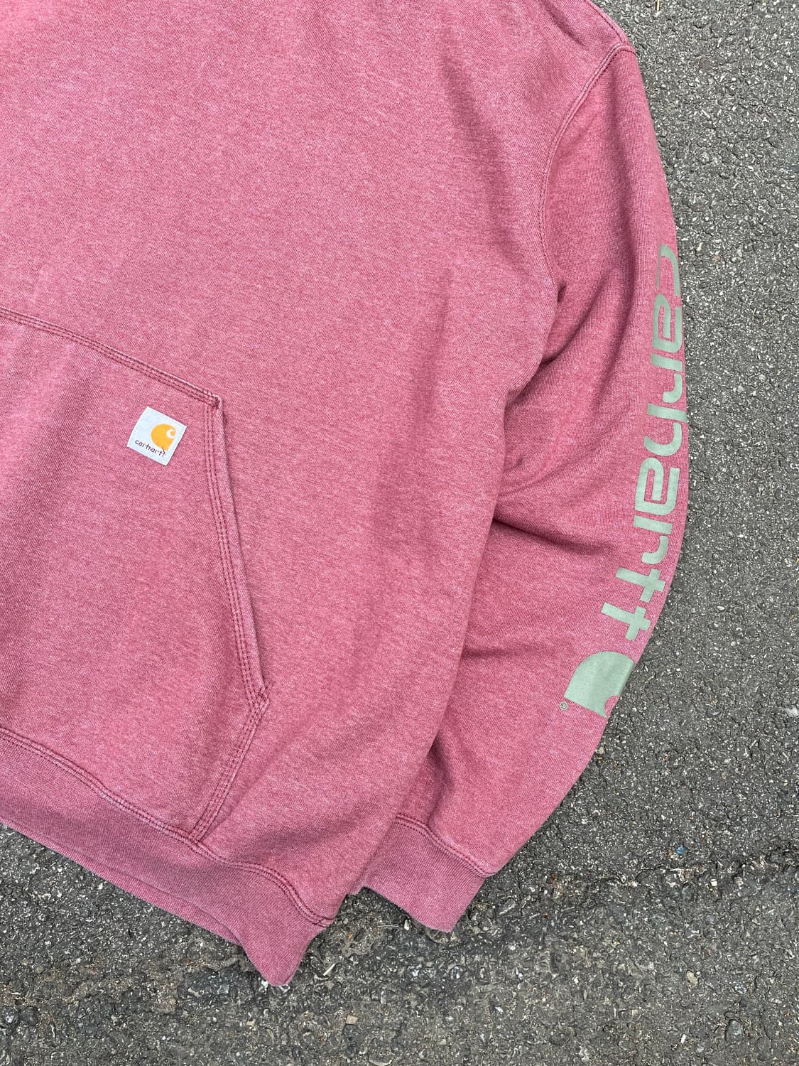 3XL) PINK Carhartt Sun Faded Hoodie 상품이미지3