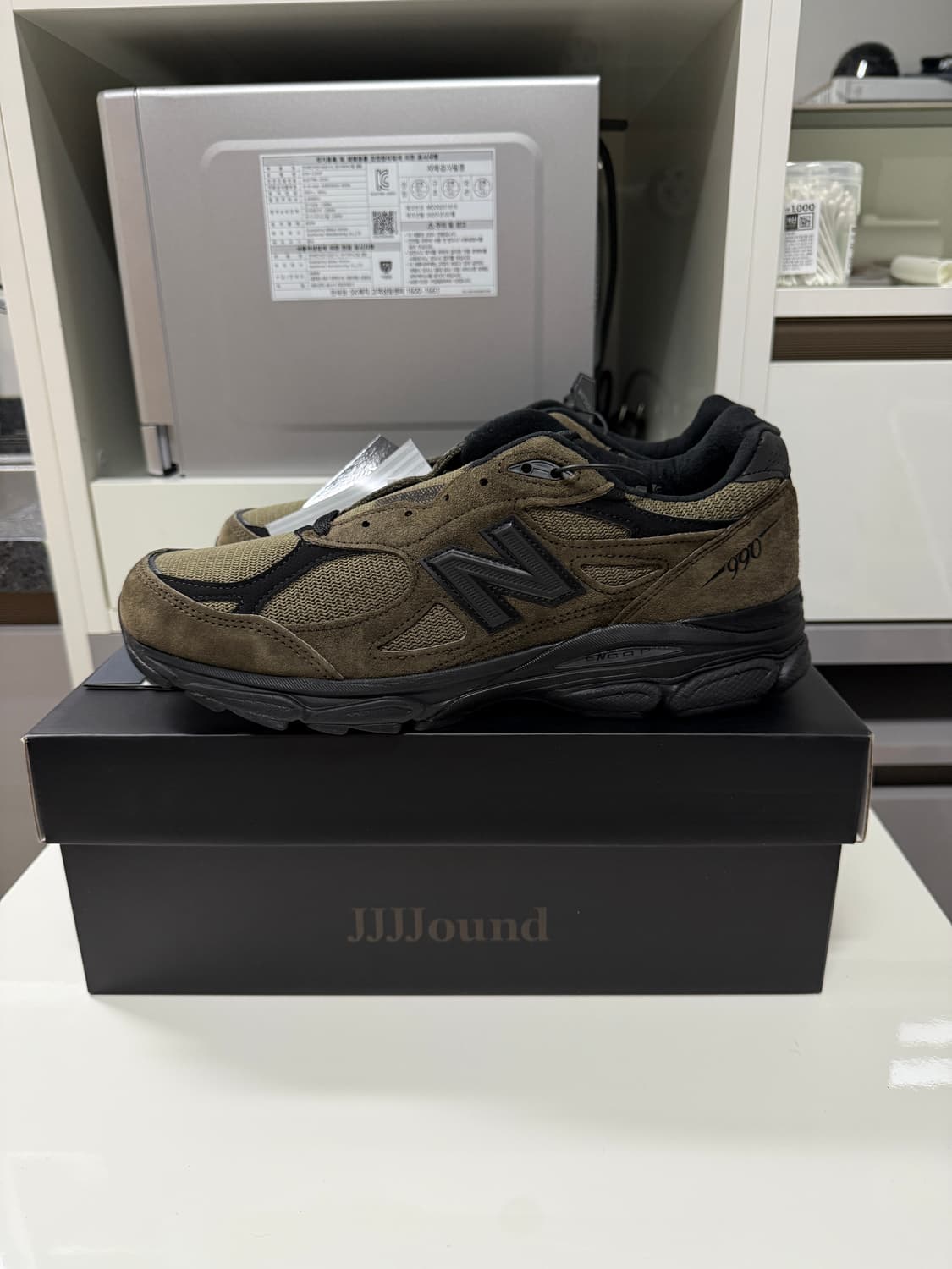 뉴발란스 자운드 jjjjound 990v3 브라운 블랙 280 상품이미지1