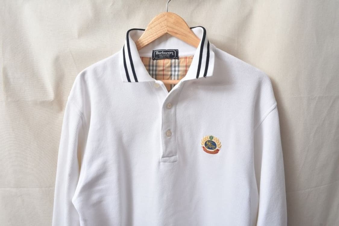 90S 버버리 와플 PK 셔츠 M M0195 상품이미지4