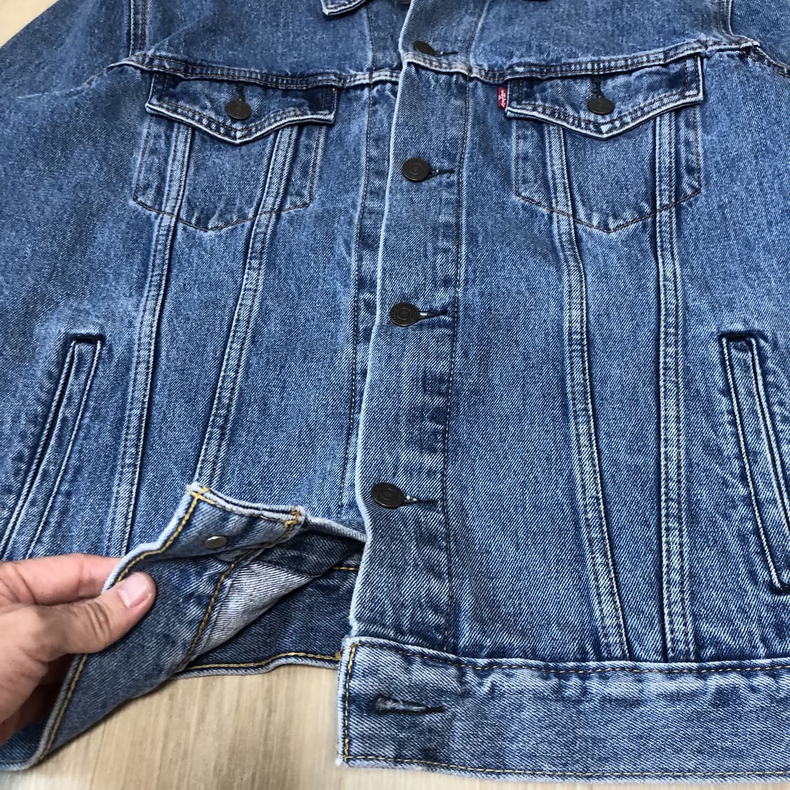 (L) 리바이스 Levi's 72334 연청 데님 자켓 상품이미지6