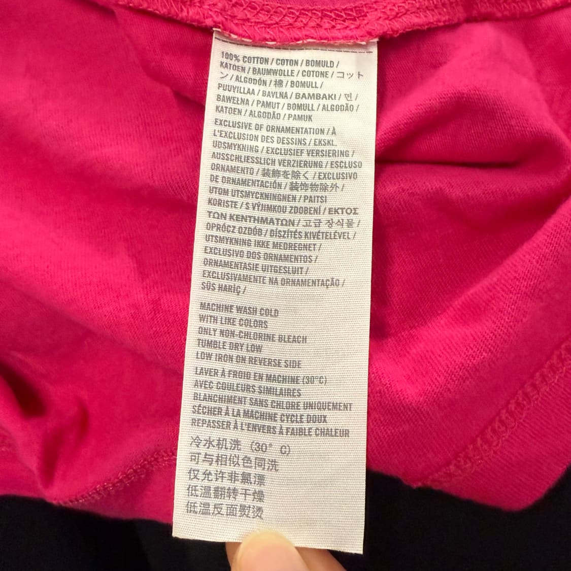 아베크롬비 핫 핑크 딱붙 반팔 티셔츠 상품이미지5