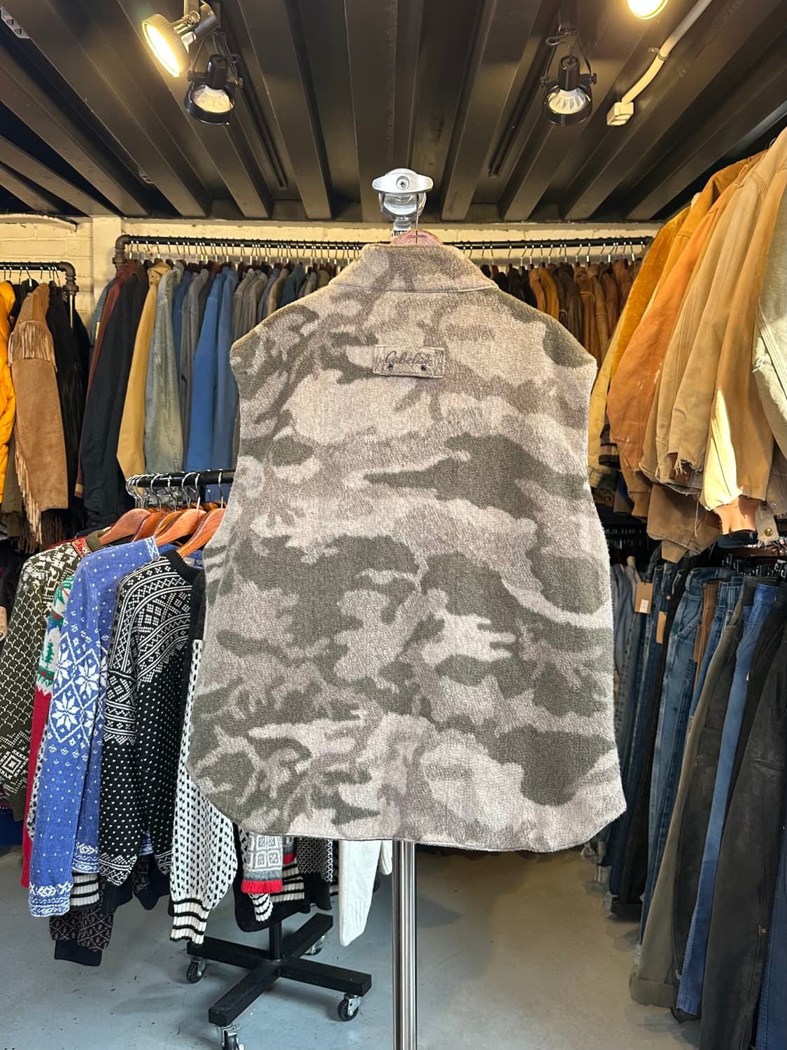 카벨라스 Cabelas 헤비 울 카모 베스트 상품이미지2