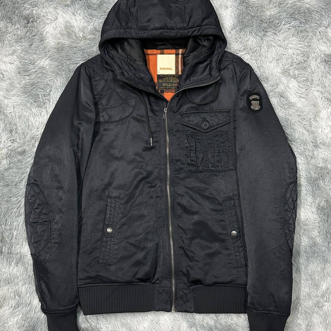 디젤 후드 봄버 점퍼 m 상품이미지1