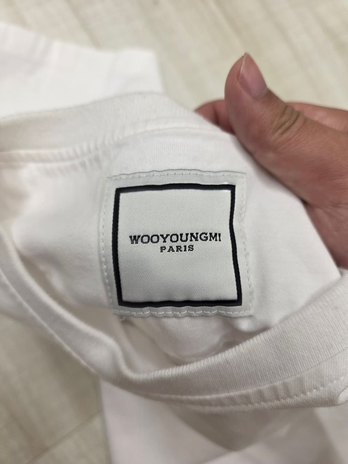 [새상품급,48]우영미 백로고 반팔 화이트 상품이미지6