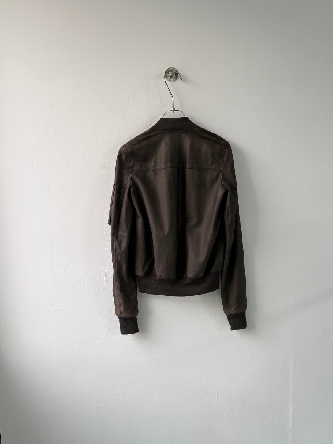 릭오웬스 레더 블루종 상품이미지5