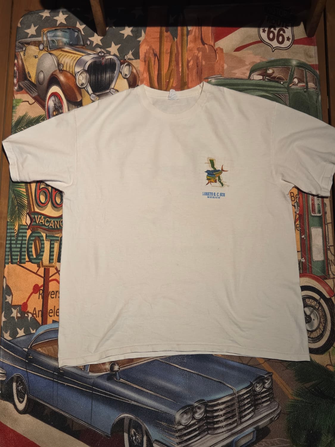 바하 칼리포르니아 피싱 빈티지 티셔츠 상품이미지1