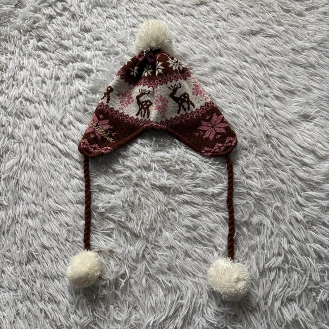 NATUARL 일본빈티지 모리걸 니트 모자 노드 비니 크리스마스 free 상품이미지4