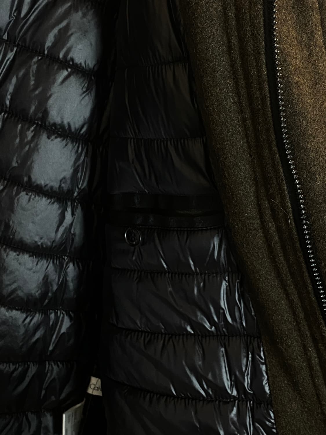 캘빈 클라인 울 패디드 하프 코트 상품이미지7