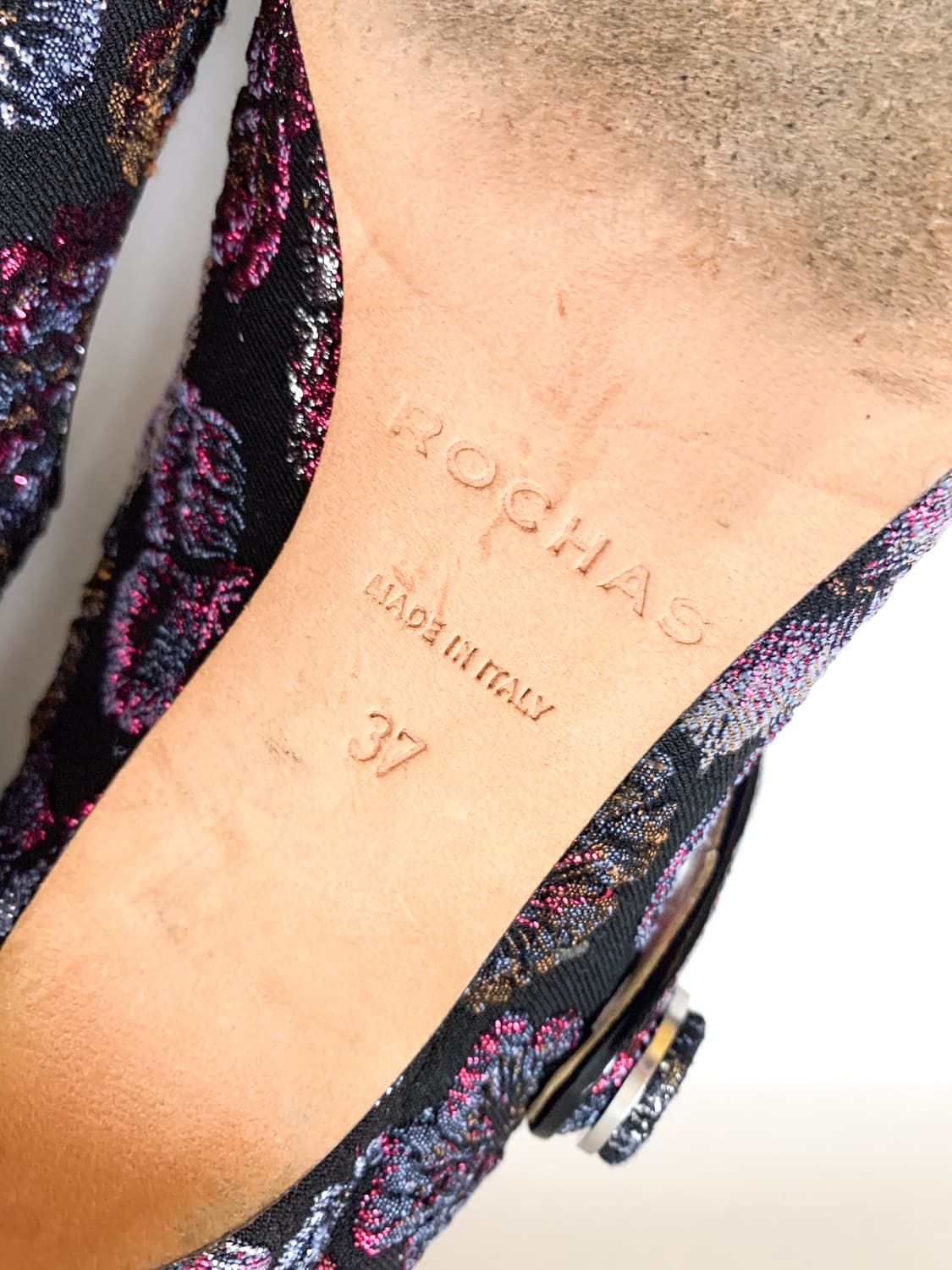 [EU37] 로샤스 플라워 자수 메리제인 구두 상품이미지9