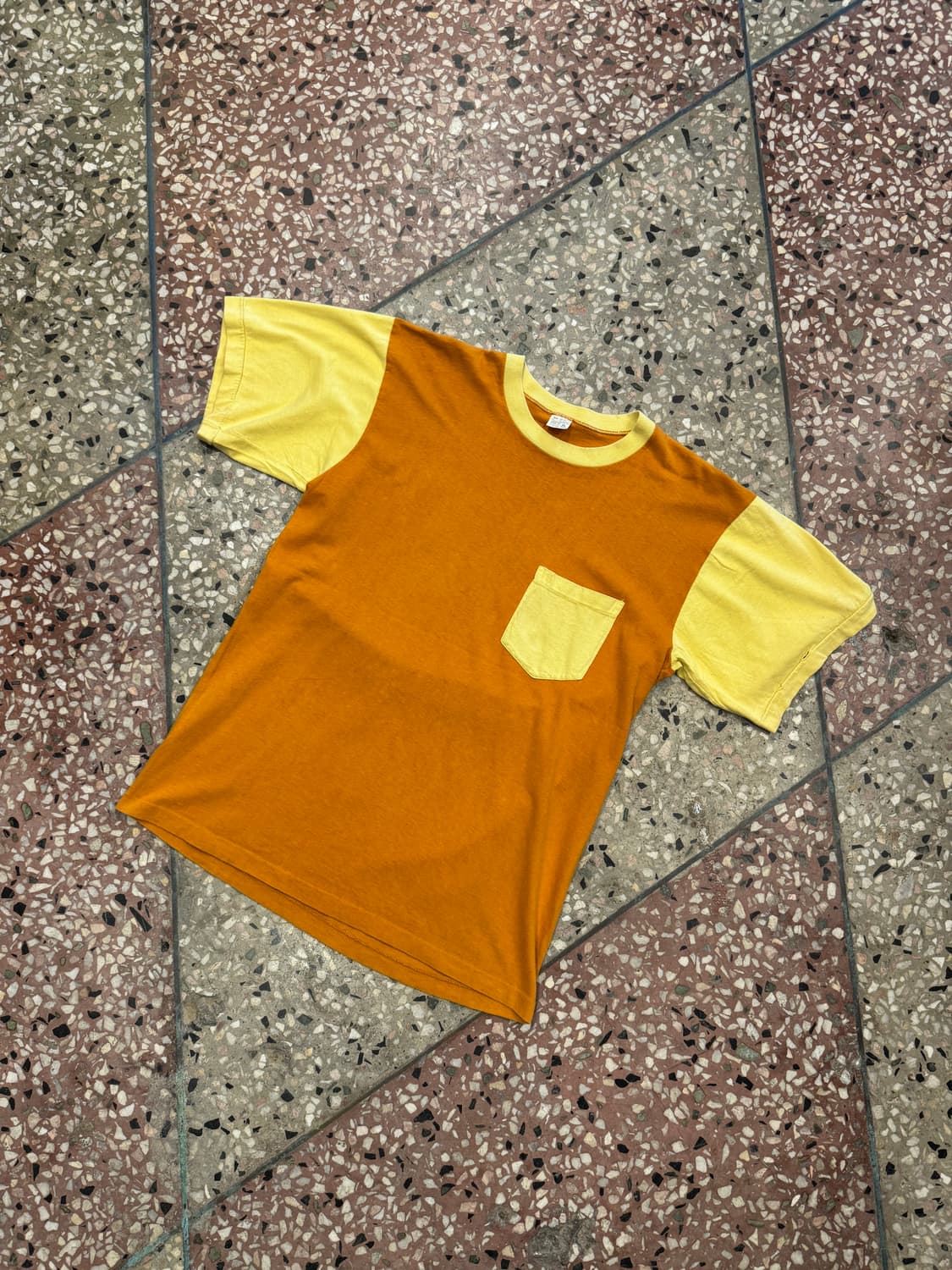 70s Town Craft 투톤 포켓티 (XL) 상품이미지2