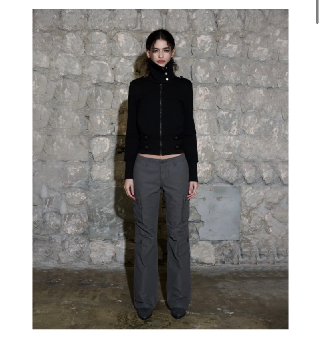 [새상품] 오도어 카고팬츠 카고바지 그레이 1size 상품이미지2