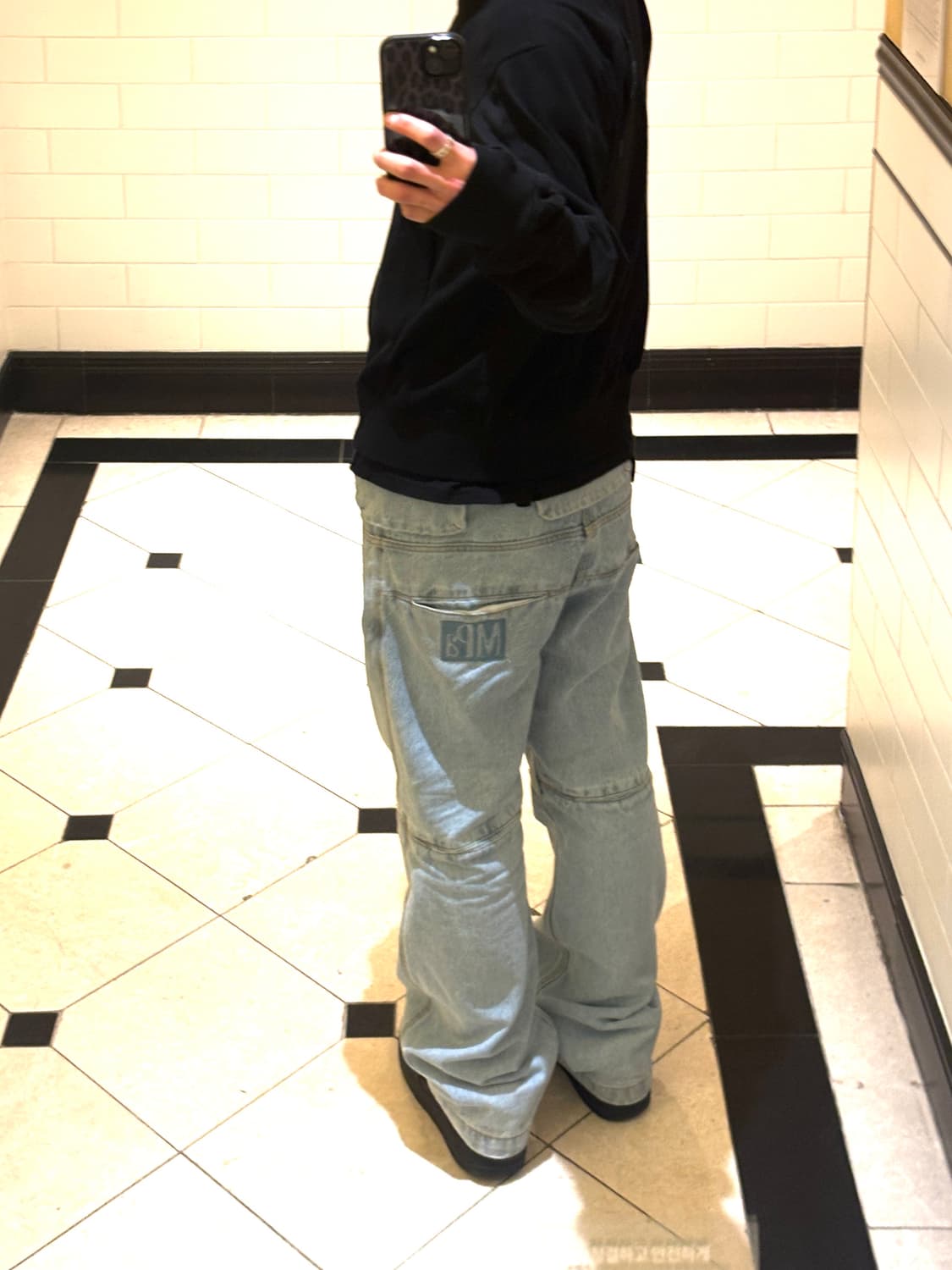 플라스틱 프로덕트 MPa BAG PANTS (steel blue) s사 상품이미지3