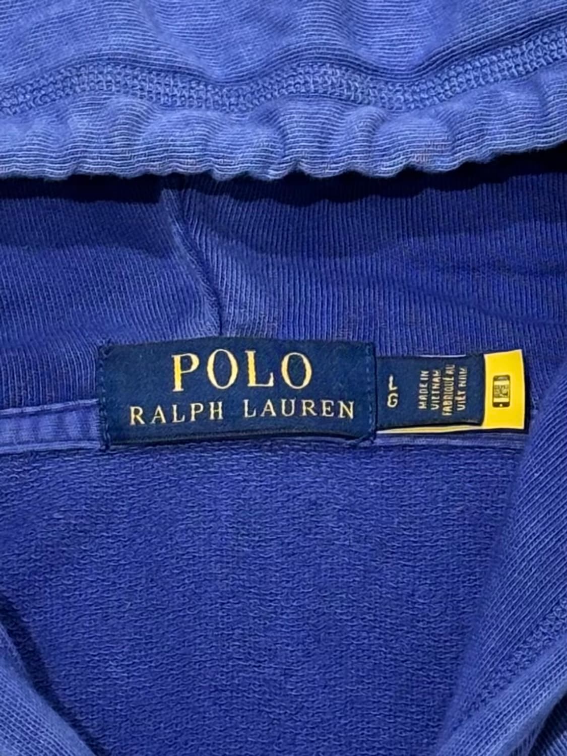 폴로랄프로렌 qr 화이트포니 워싱 후드집업 상품이미지6