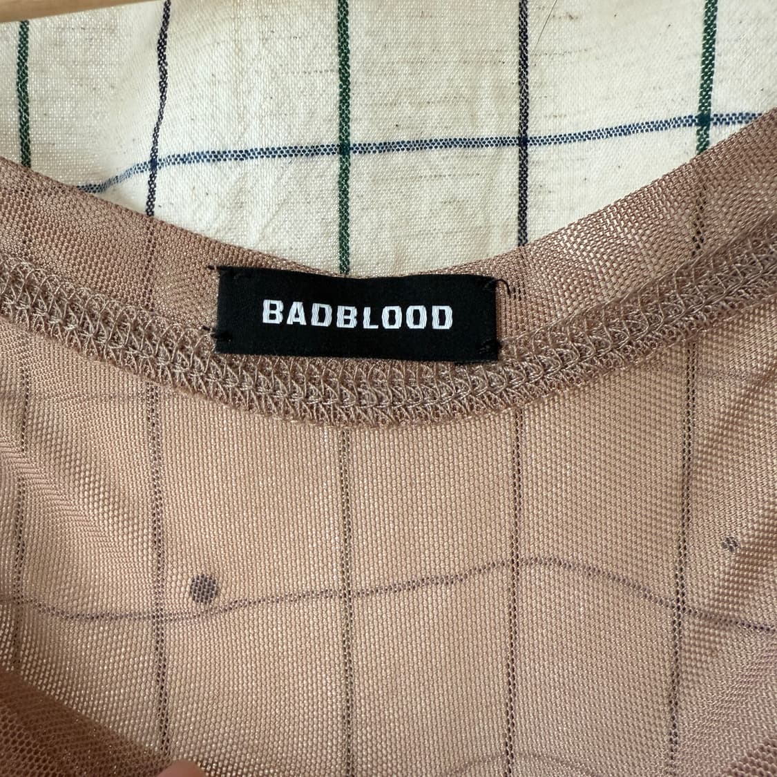 배드블러드 메쉬 큐빅 탑(택째 새상품) 상품이미지3