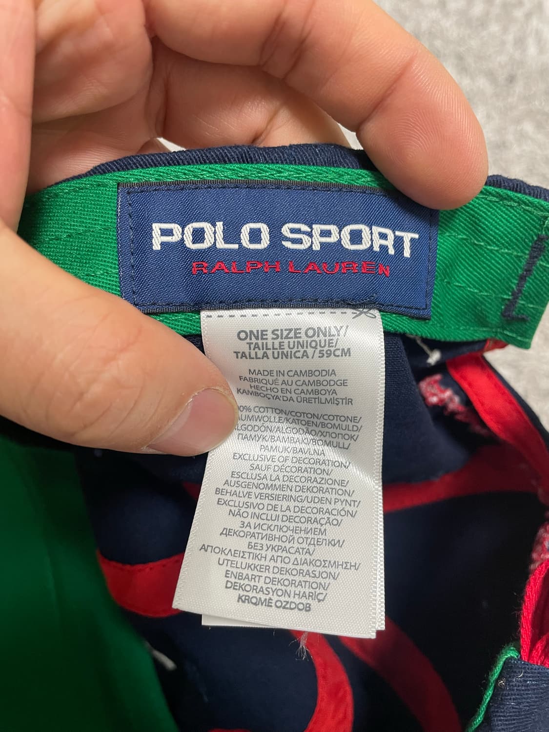 폴로Polo 성조기 코튼 캡 Free 상품이미지5