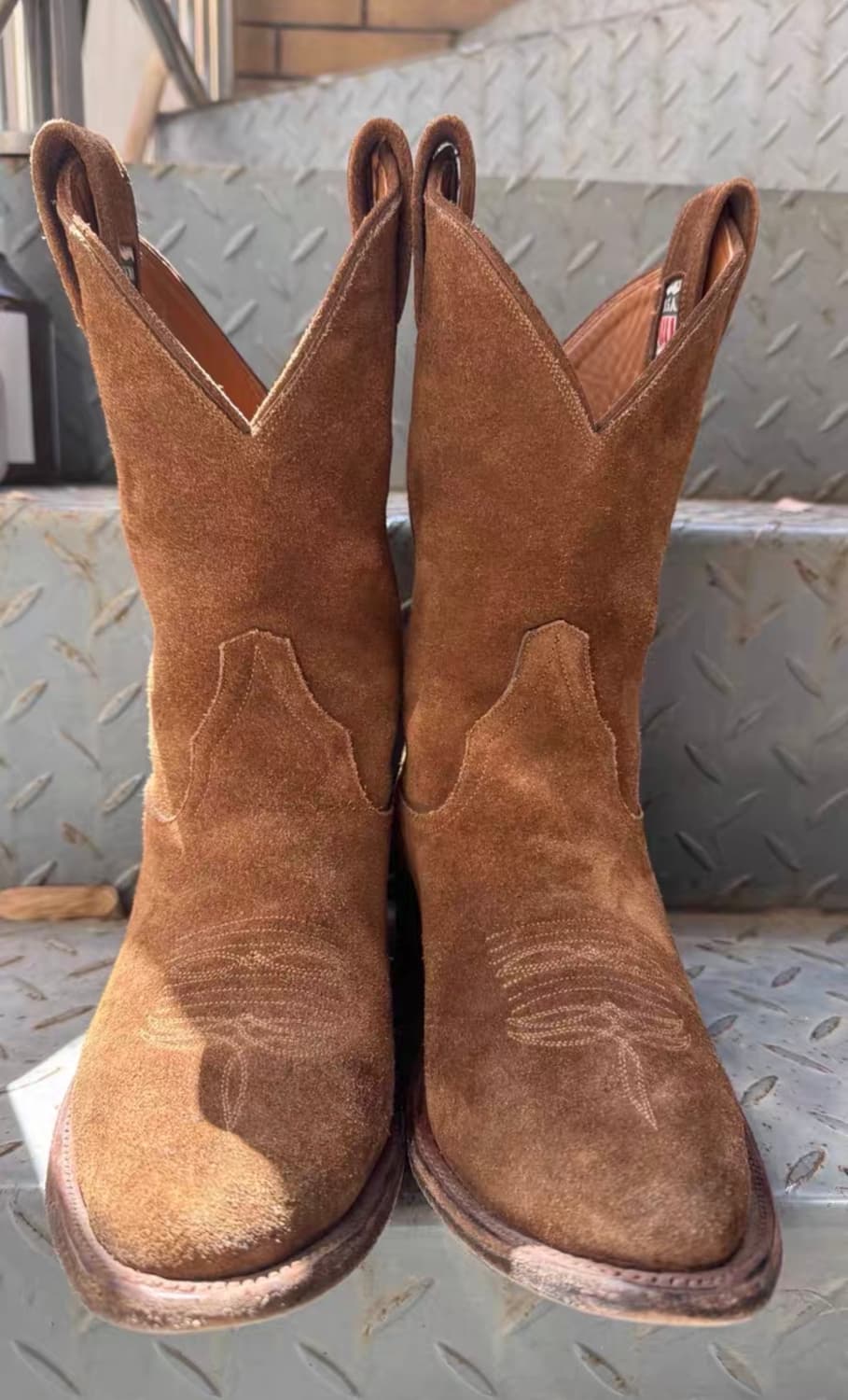 rrl 플레인뷰 러프아웃 스웨이드 부츠 8.5 상품이미지2