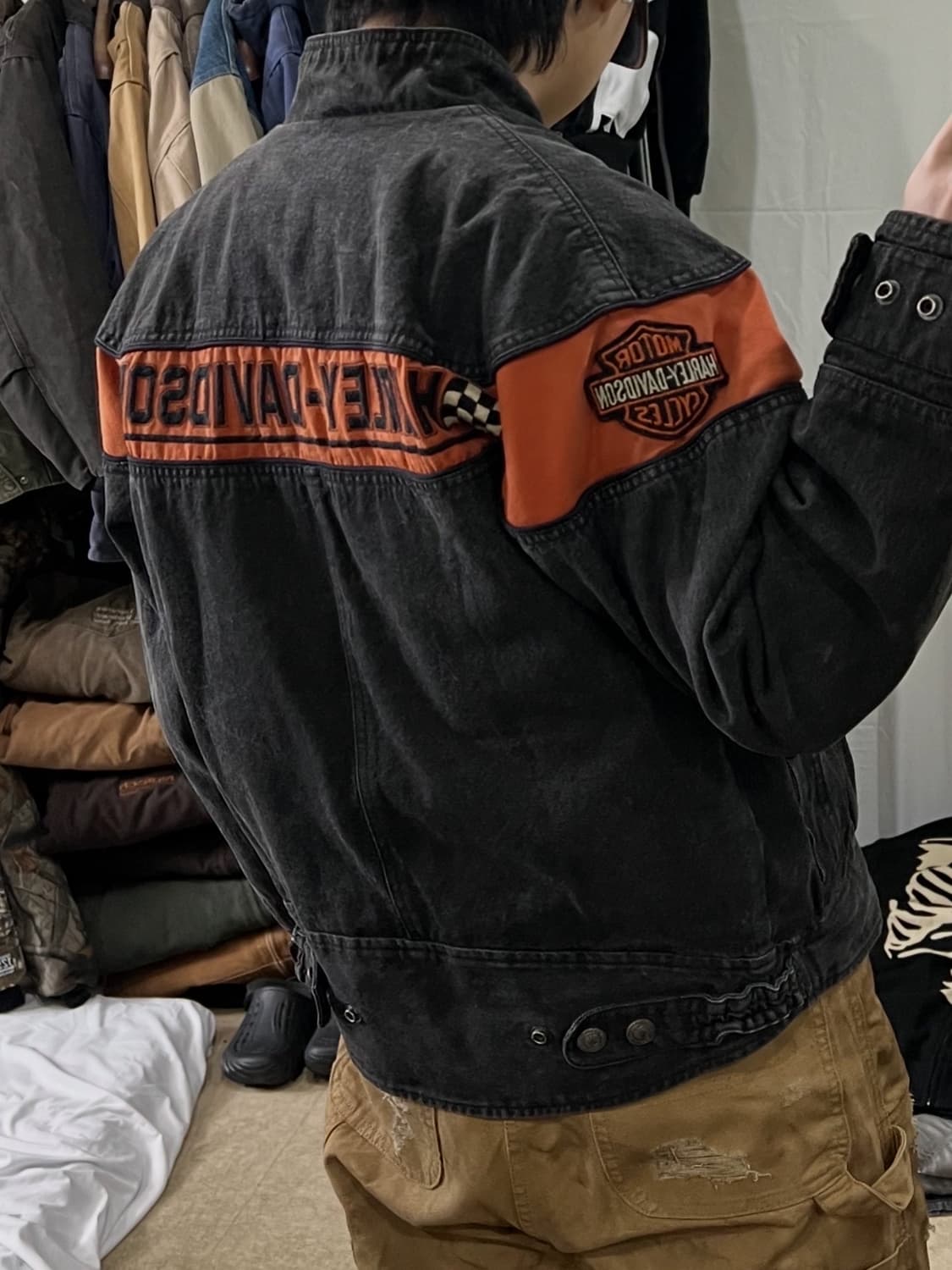 할리데이비슨 데님 라이더자켓 상품이미지5
