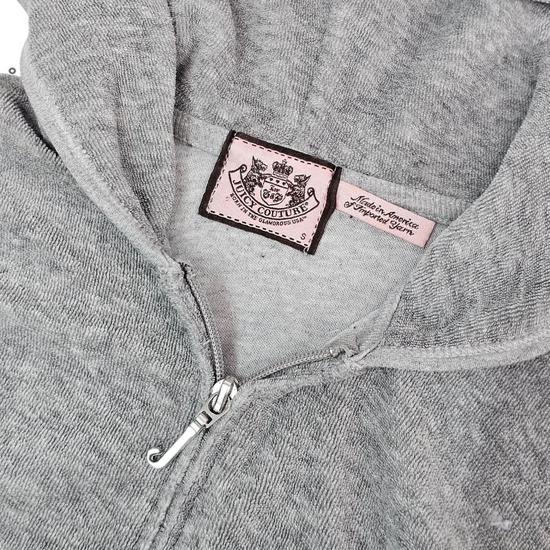 S JUICY COUTURE 그레이 테리 후드집업 상품이미지5