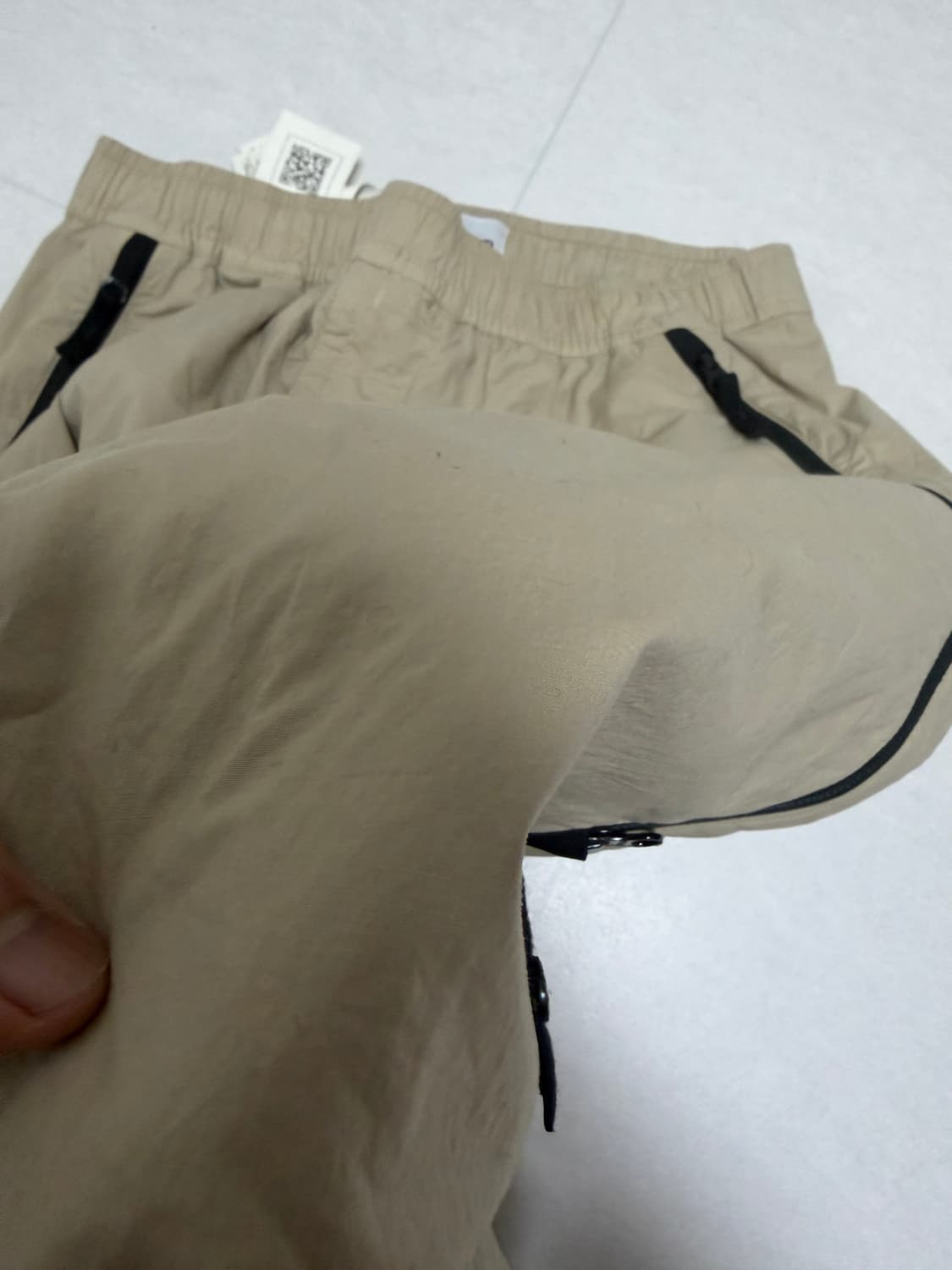 [M, 30size] 스톤아일랜드 나일론 조거 팬츠 베이지 상품이미지3