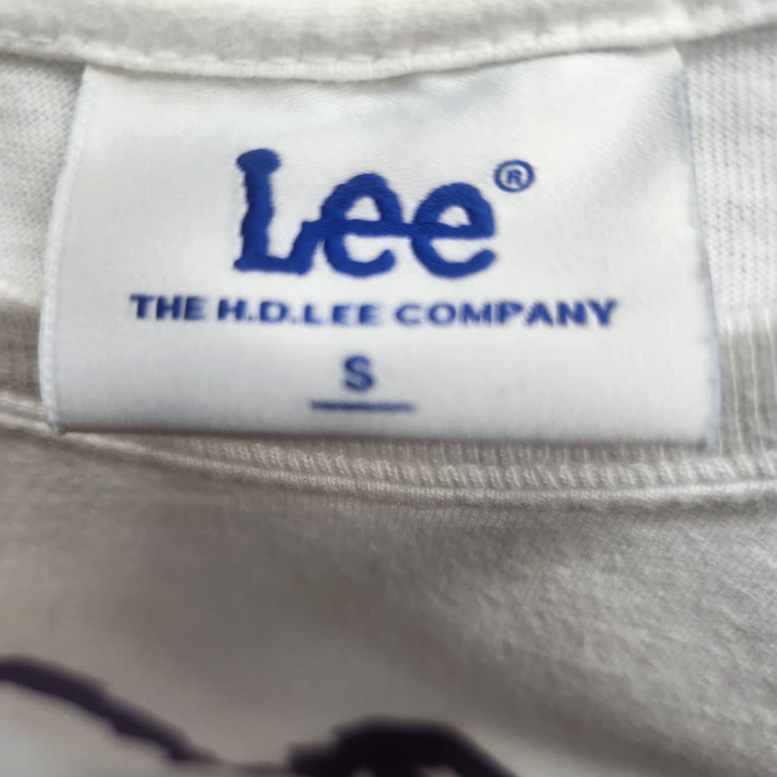 Lee 리 빅로고 프린팅 크롭 오버핏 반팔 S(M~L) 상품이미지5