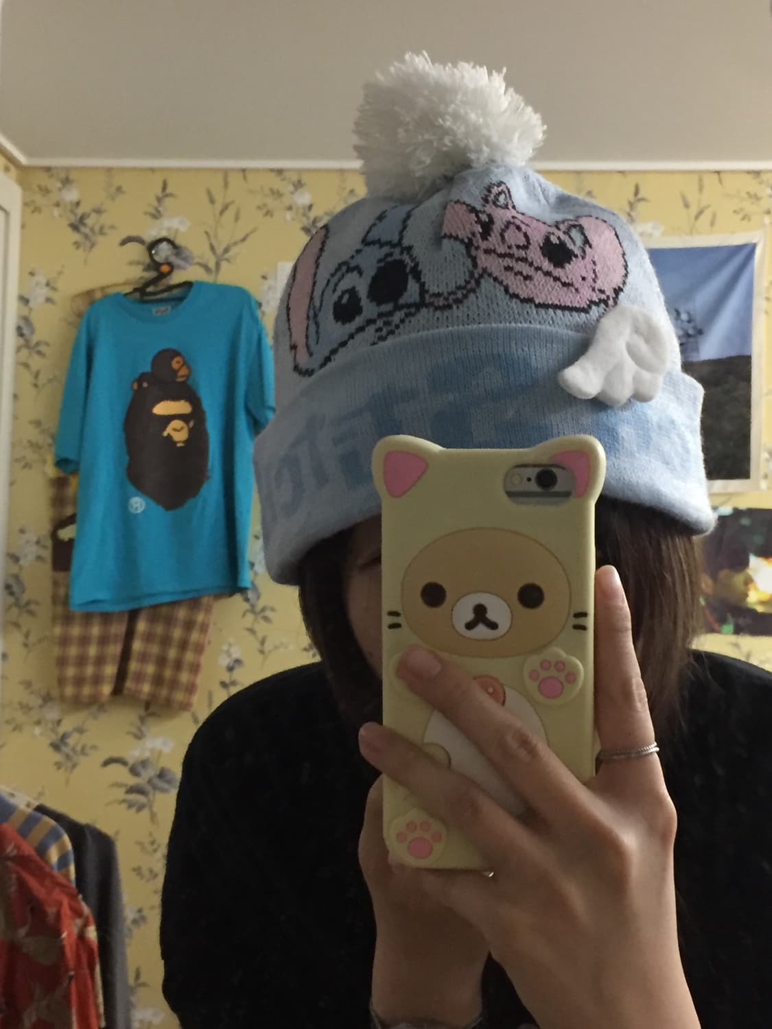 디즈니 스티치 비니 모자 상품이미지2