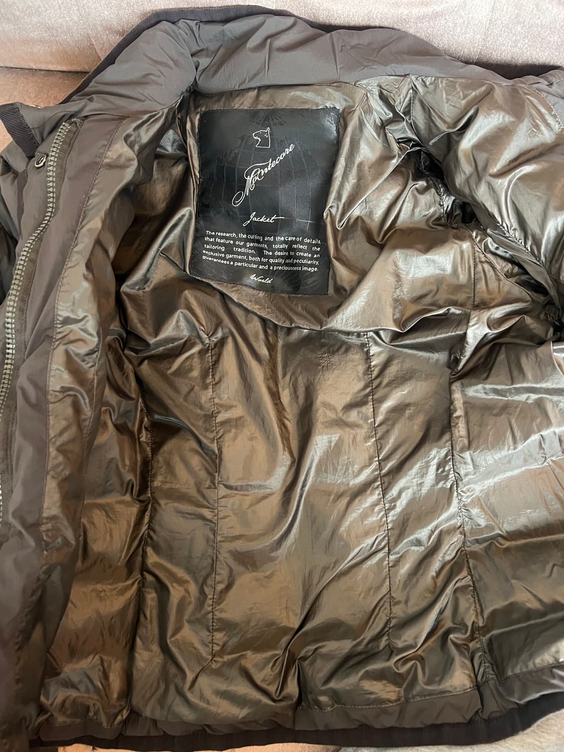 몬테코레 Montecore 여성 브라운 덕다운패딩점퍼 집업패딩자켓 상품이미지6