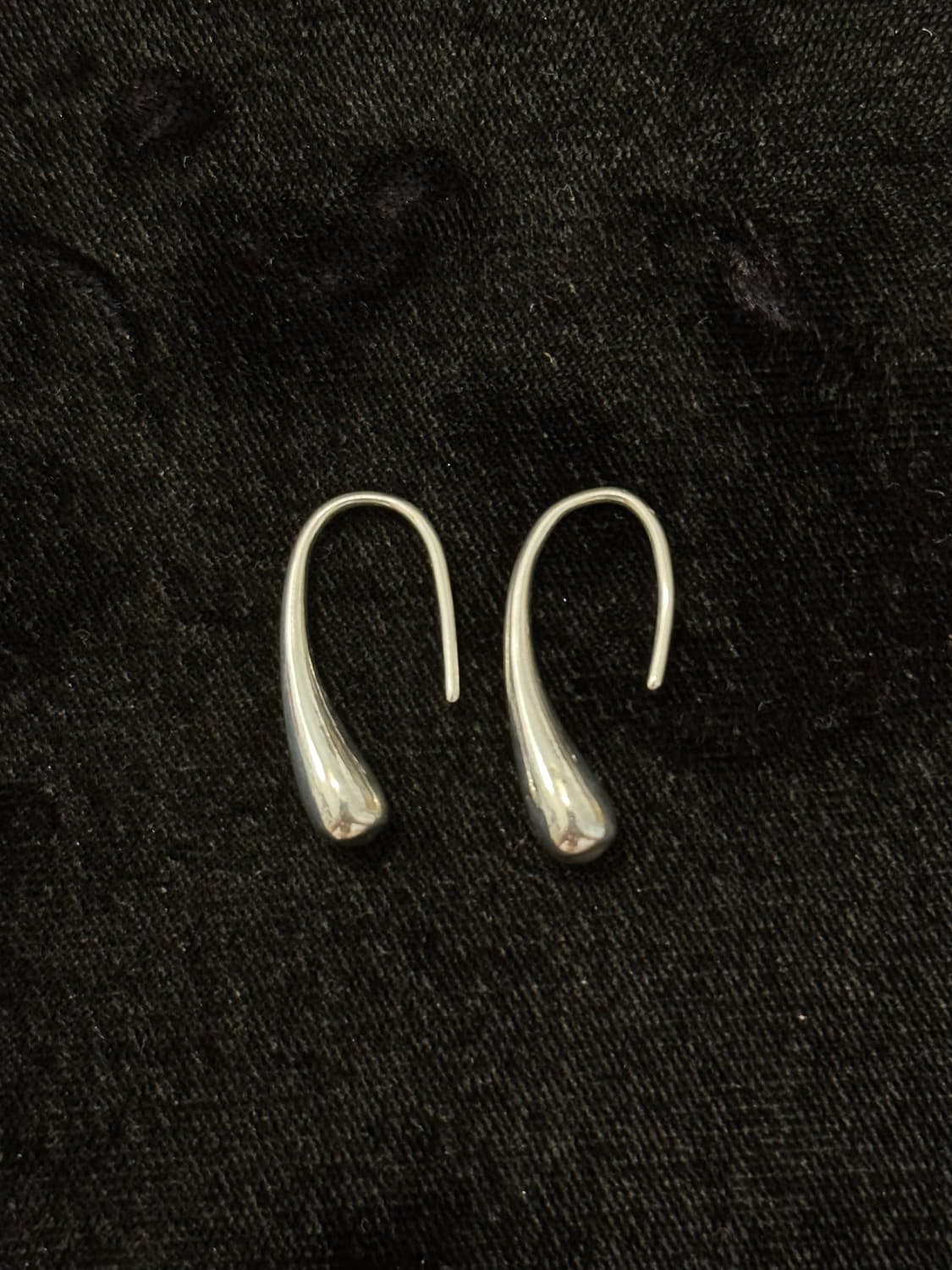 water drop 925silver earring 상품이미지2