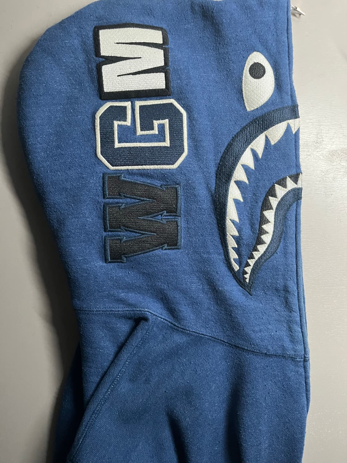 베이프 샤크후드 딥네이비-S (유일매물) 상품이미지3