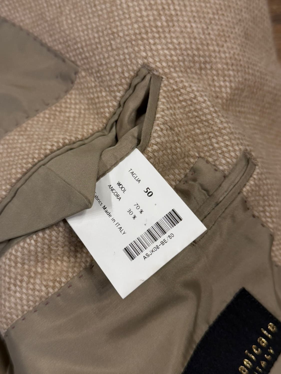 빠니깔레 테일러드자켓 남성100 상품이미지9