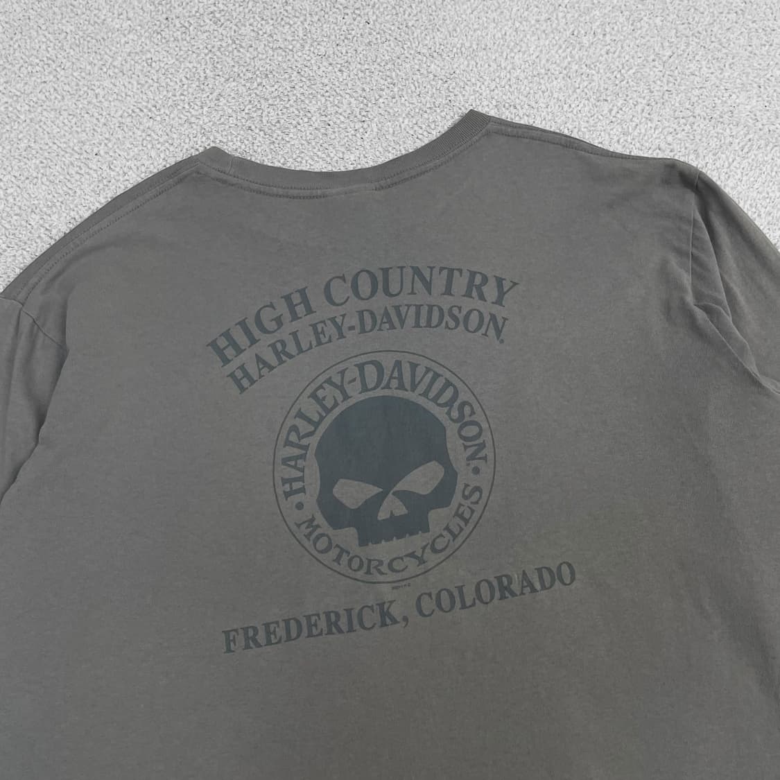 할리데이비슨 스컬 롱슬리브 그레이 상품이미지3