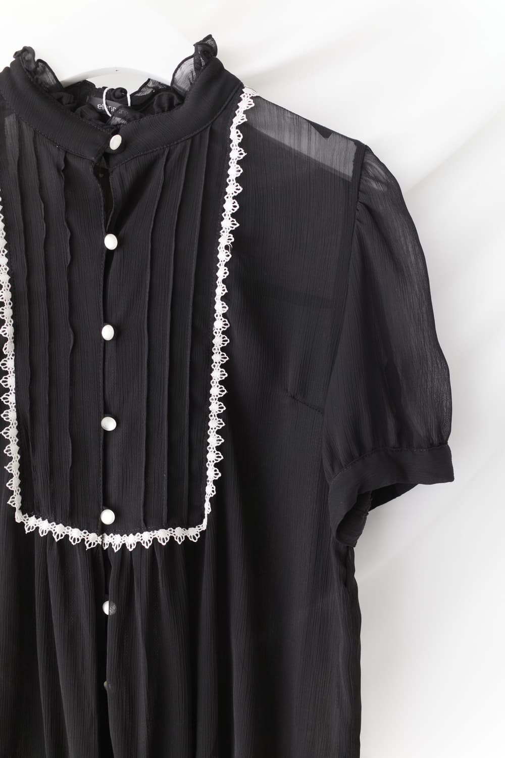 lace see-through half blouse 상품이미지3